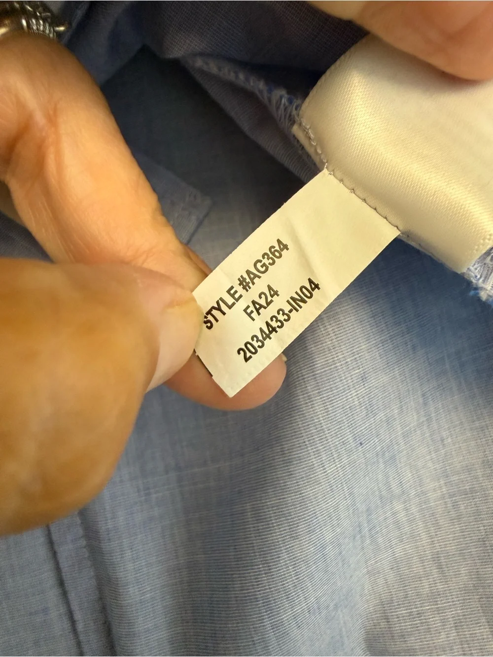 J Crew NWT Blue Signature Fit Button Up Cotton Long Sleeve Shirt AG364 Sz MED